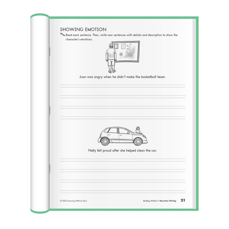 Learning Without Tears, Building Writers F, Student Edition, Age 10+, 5th Grade+, Handwriting Without Tears, Narrative, Information & Opinion Writing, Fluency, School & Home, Tutoring - Image 3